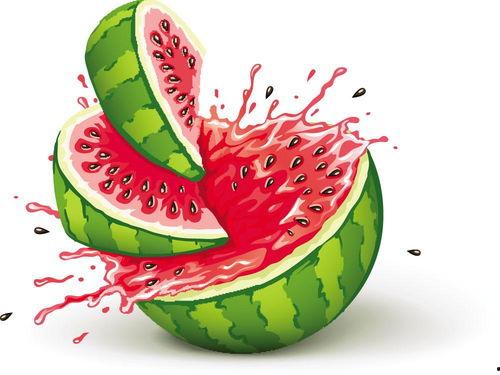 幼儿吃瓜主题画,色彩斑斓的童年画卷