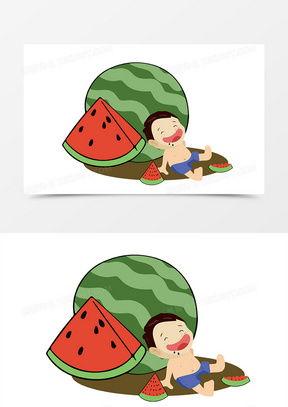 吃瓜图片高清图文素材