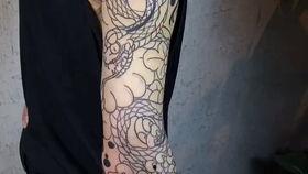 吃瓜通体纹身,吃瓜通体纹身，诠释独特个性与美学